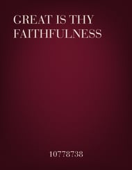 Great Is Thy Faithfulness P.O.D. cover Thumbnail